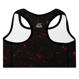 "Fight Me or Feed Me" - Padded Sports Bra