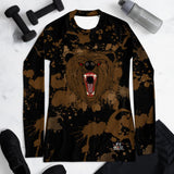 Brown Bear - Semi Customizable - Women's Rash Guard