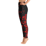 FIGHT ME OR FEED ME - WOMEN'S PERFORMANCE LEGGINGS