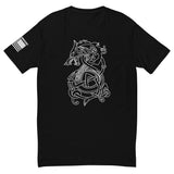 Fenrir Viking Wolf - Black T-shirt