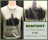 Bigfoot In Forest - Short-Sleeve Unisex T-Shirt