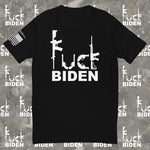 Fuck Biden with Guns - Short Sleeve Unisex T-shirt