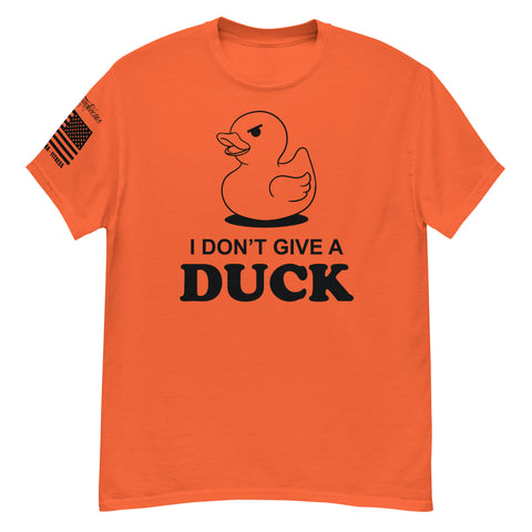 I Don't Give A Duck - Short-Sleeve Unisex Orange T-Shirt