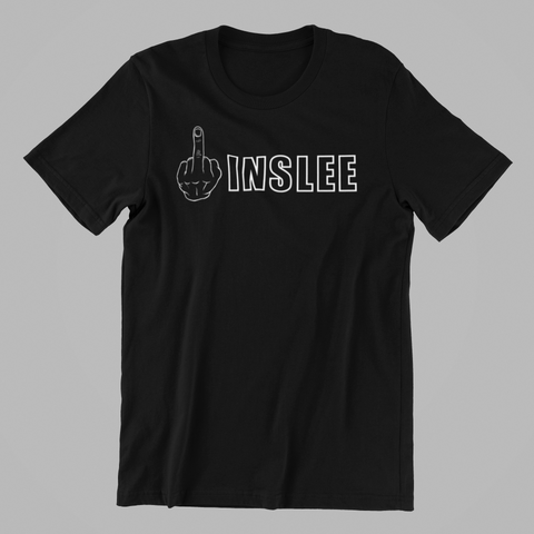 "Middle Finger -FUCK Governor Inslee" - Short Sleeve Unisex T-shirt