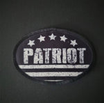 "Patriot" - Oval Iron On Patch