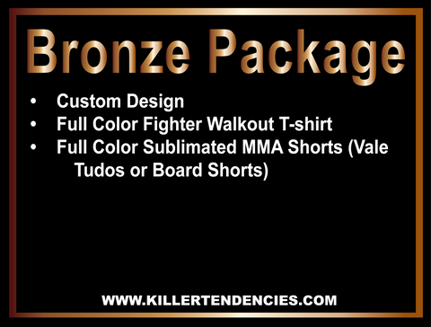 Bronze Package - Custom Fight Gear