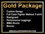 Gold Package - Custom Fight Gear