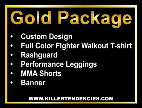 Gold Package - Custom Fight Gear
