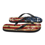 Vintage American Flag Flip-Flops
