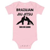 Brazilian Jiu Jitsu Win or Learn - Baby Bodysuit