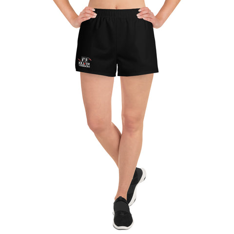 Killer Tendencies Scythe Logo -Women's Athletic Short Shorts