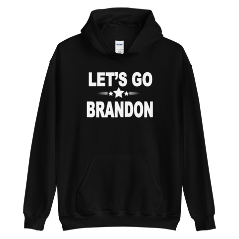 'Let's Go Brandon" - Black Unisex Hoodie